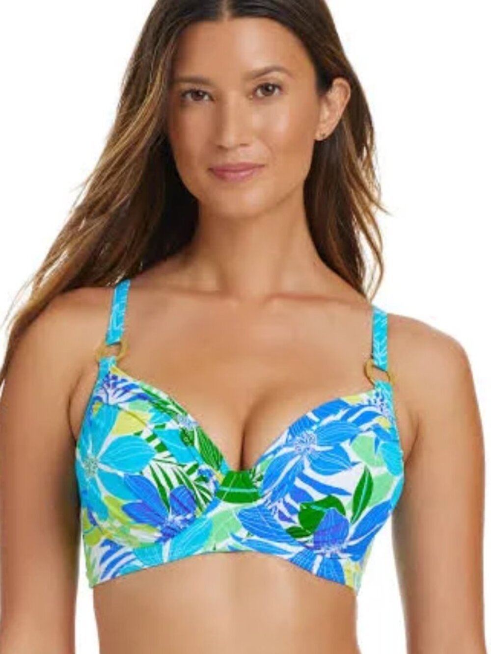 NWT Bleu Rod Beattie Fresh Takes 40 D Cup Bikini Top